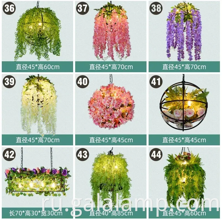 Элегантный большой светодиодная люстра для ресторана и садового декора